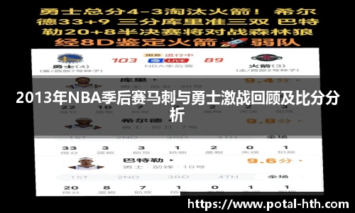 2013年NBA季后赛马刺与勇士激战回顾及比分分析